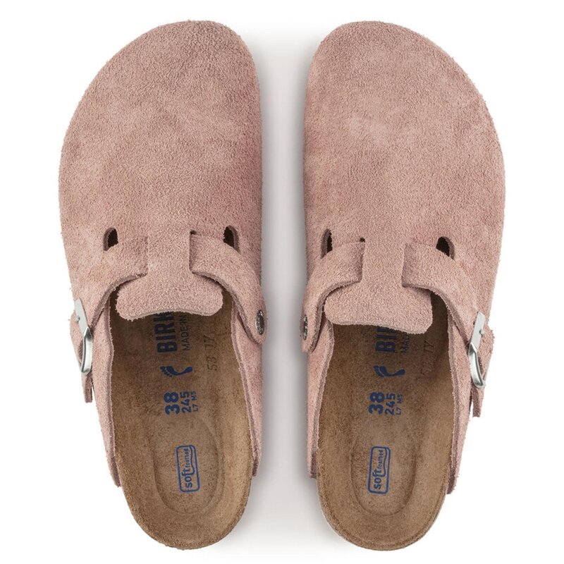 Birkenstock Boston Soft Footbed Suede Clog