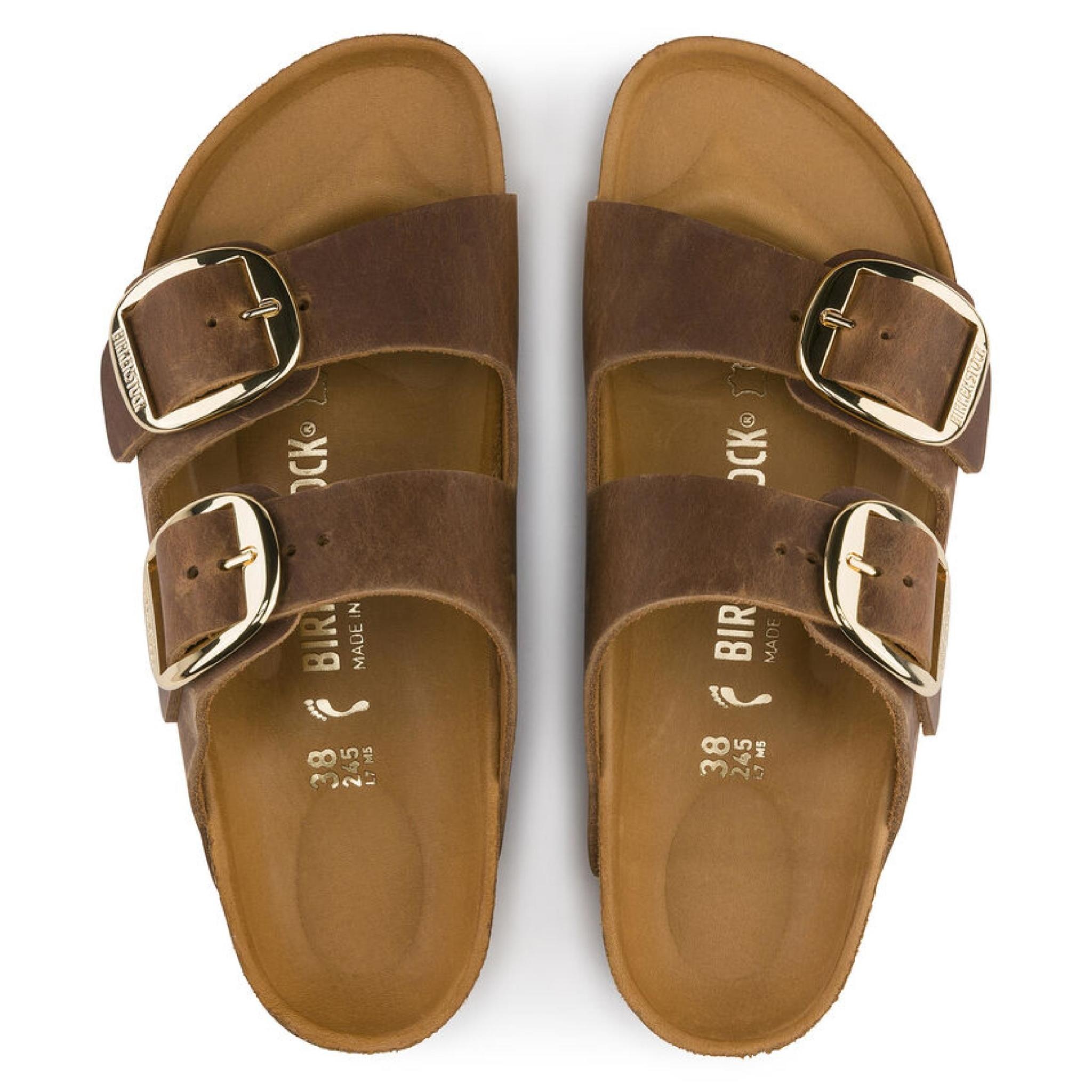 Birkenstock Women's Arizona Big Buckle Oiled Leather Sandal