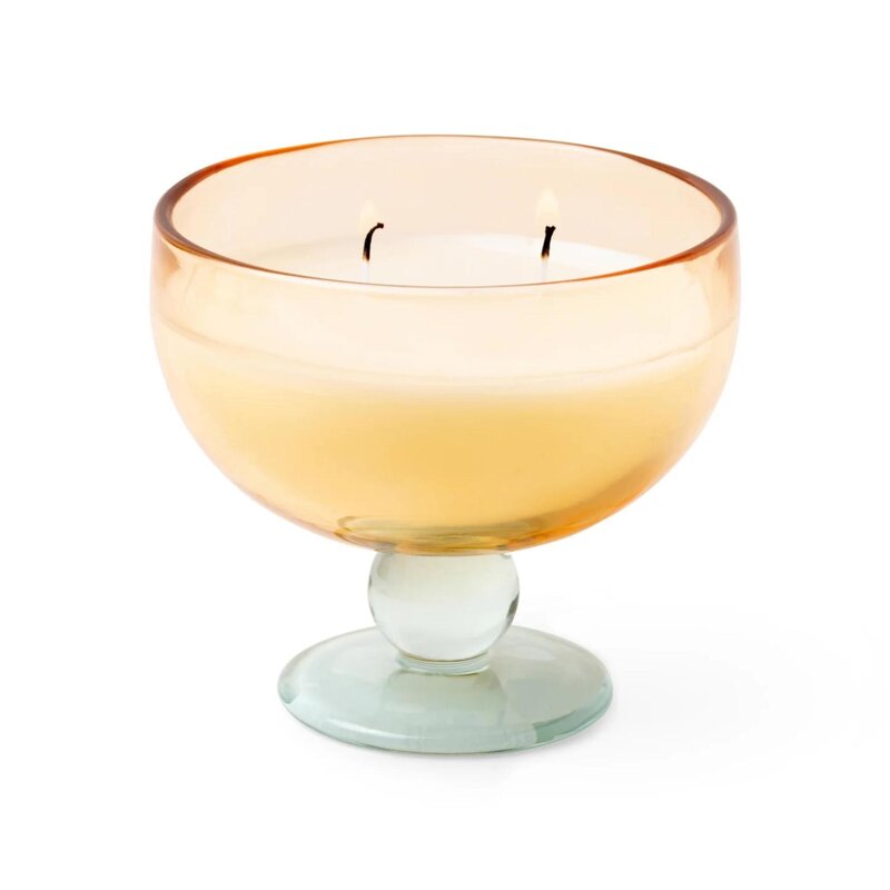 Paddywax Aura 6 oz Tinted Glass Goblet Candle