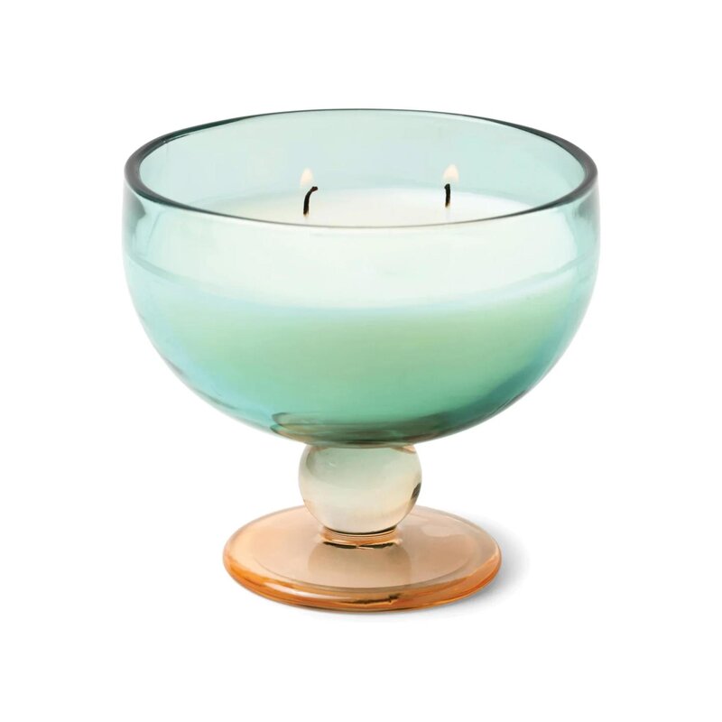 Paddywax Aura 6 oz Tinted Glass Goblet Candle