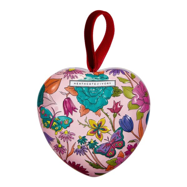 Heathcote & Ivory Love Revival Scented Soap Heart Shaped Tin 3.17 US oz