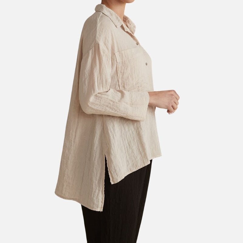 Cut Loose A-Line Split Blouse