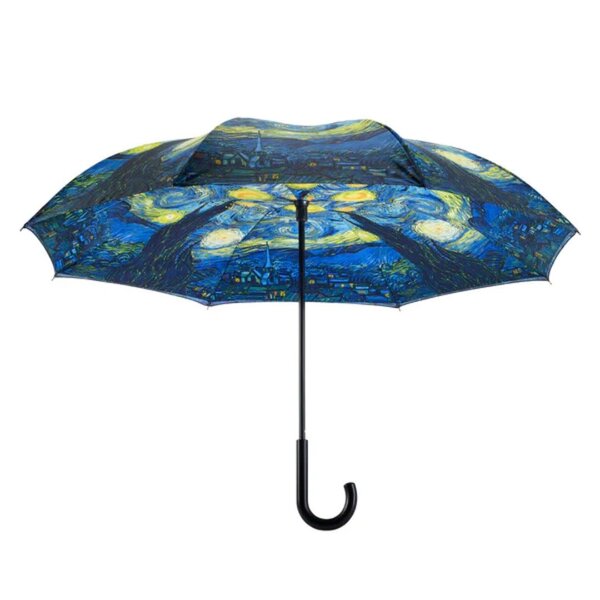 Galleria Reverse Close Umbrella Starry Night