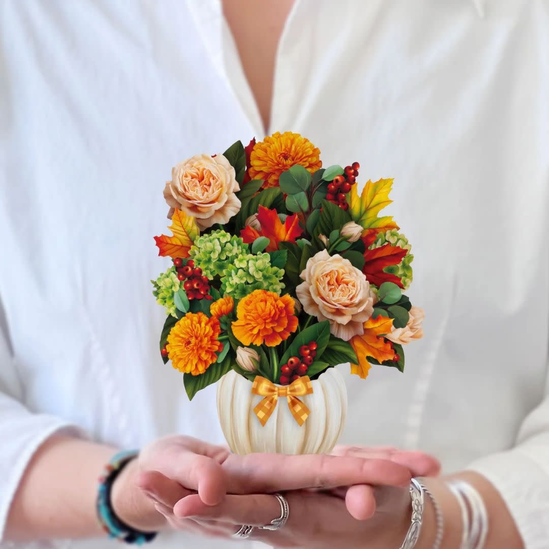 Freshcut Paper Mini Pumpkin Spice Card