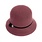 Shihreen Wool Felt Cloche Hat w/ Button & Fur