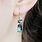 Firefly Luxe Small Rectangle Earring - Multicolor