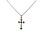 Firefly Dainty Color Cross Necklace - Multicolor