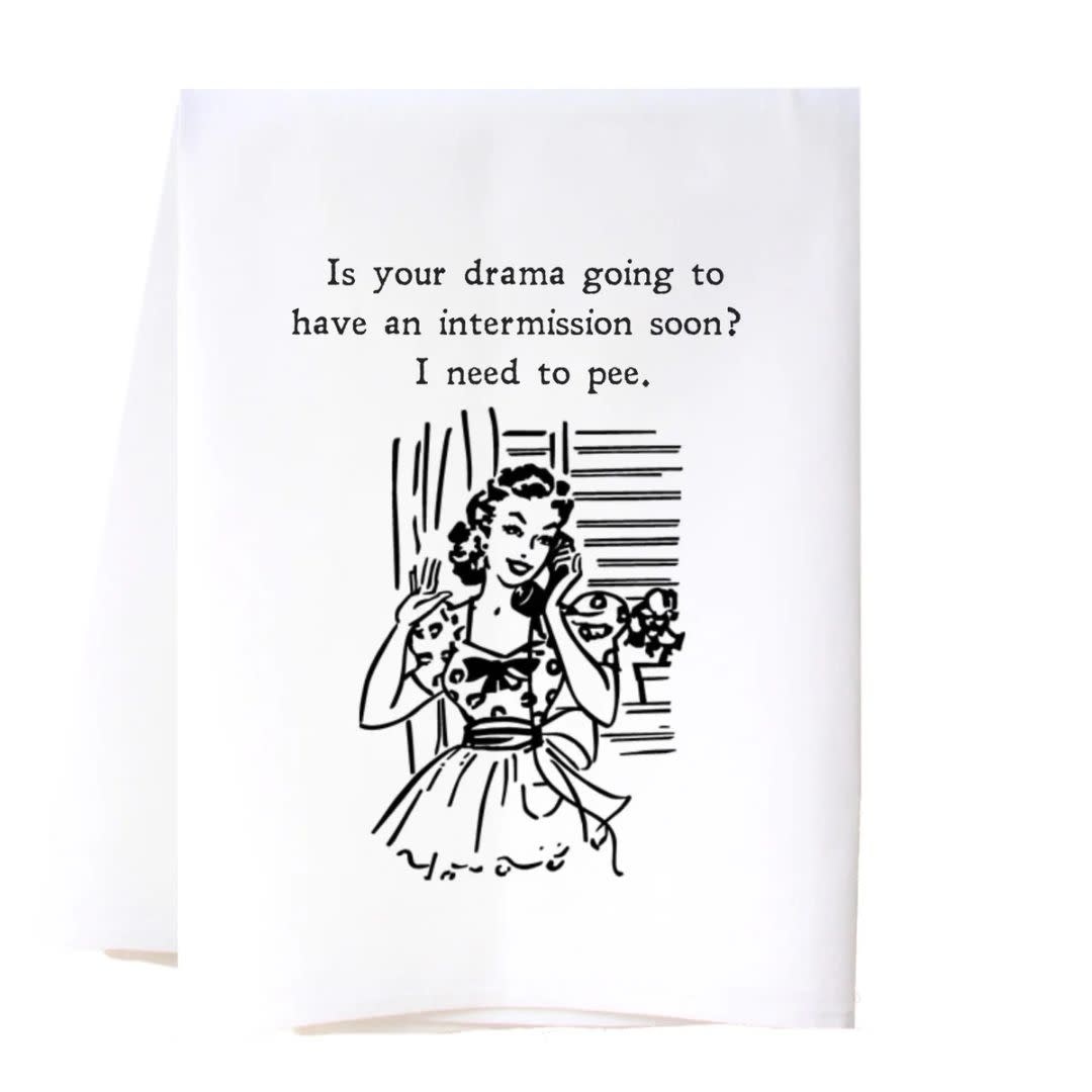 Cora & Pate (Southern Sisters) Drama Intermission Sack Towel