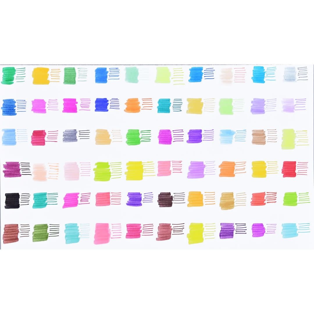 Peter Pauper Studio Series Dual-Tip Coloring Markers (60)