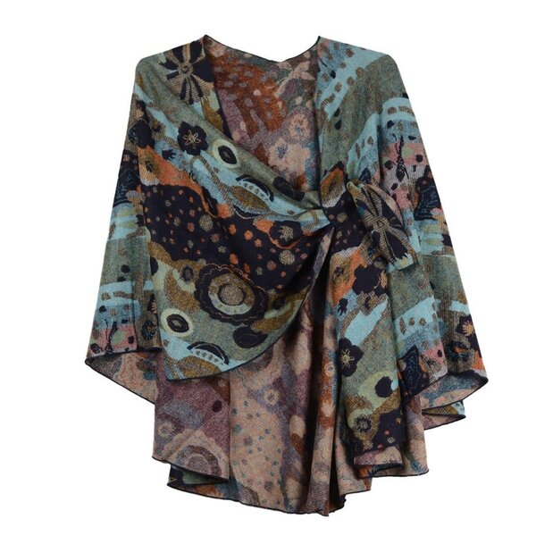 Rapti Fashion Cashmere Buckle Shawl 37