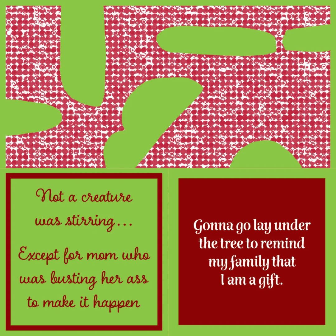 Drinks On Me Xmas Gift Napkin