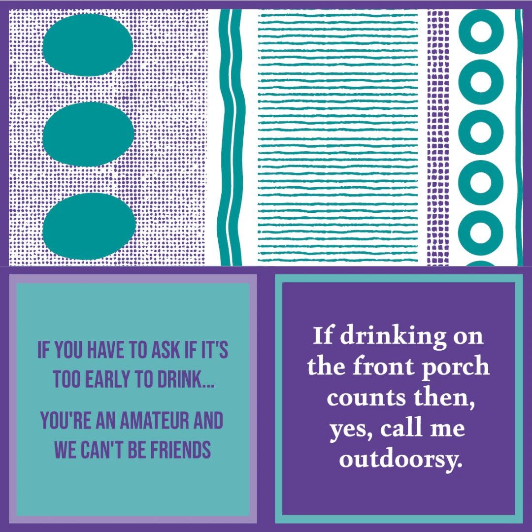 Drinks On Me Outdoorsy Napkin