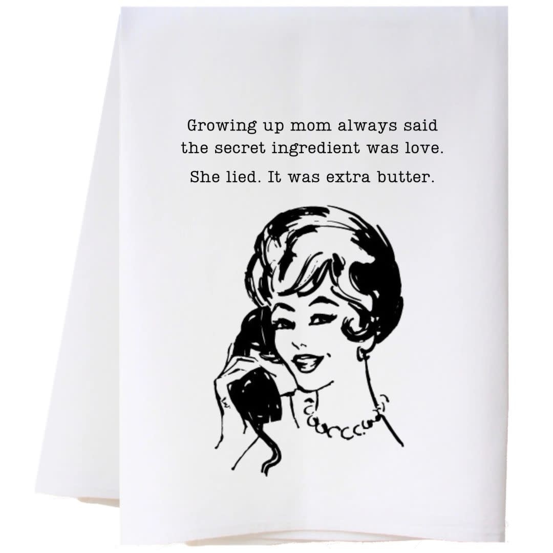 Cora & Pate (Southern Sisters) Extra Butter Sack Towel