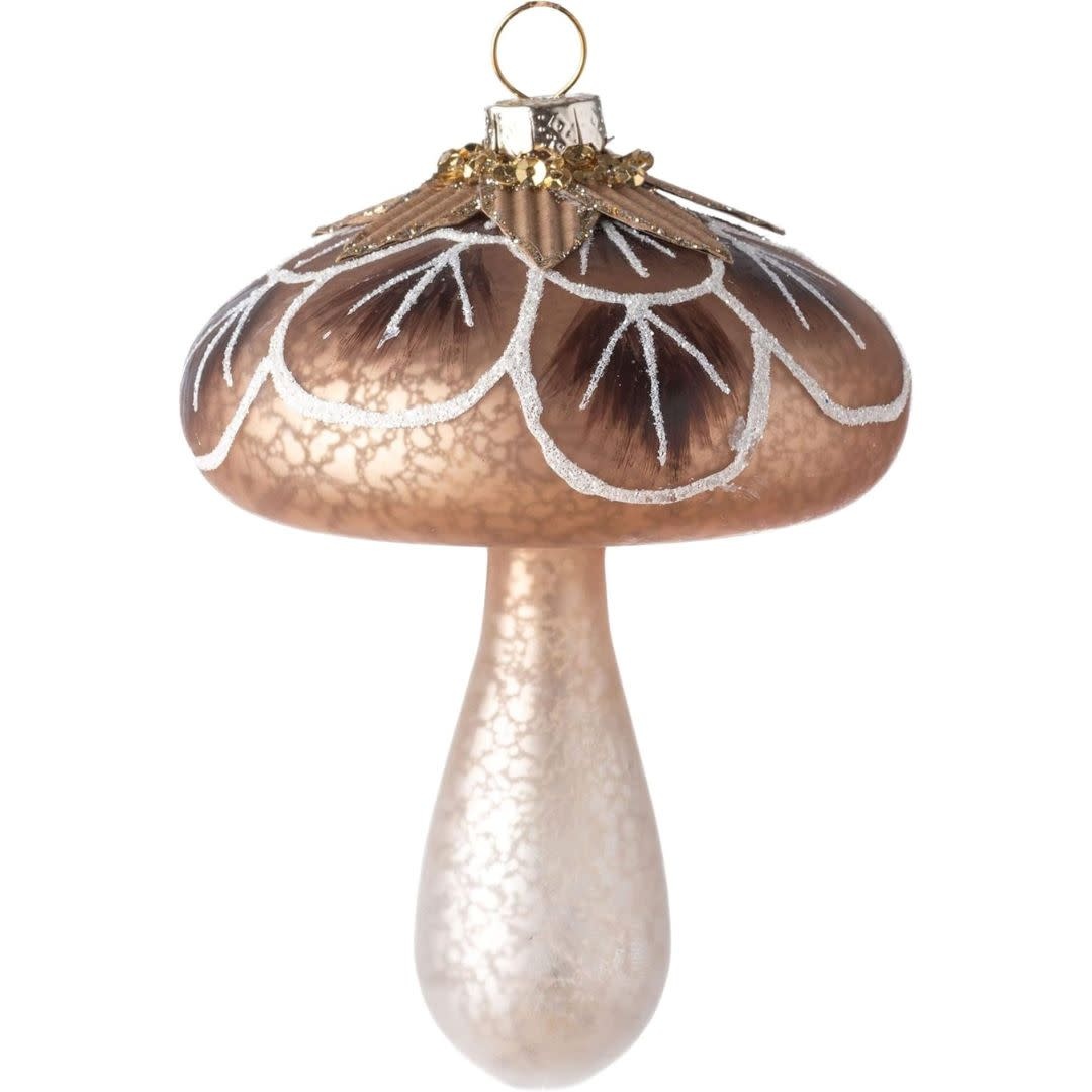 Karma Mushroom Glass Ornament