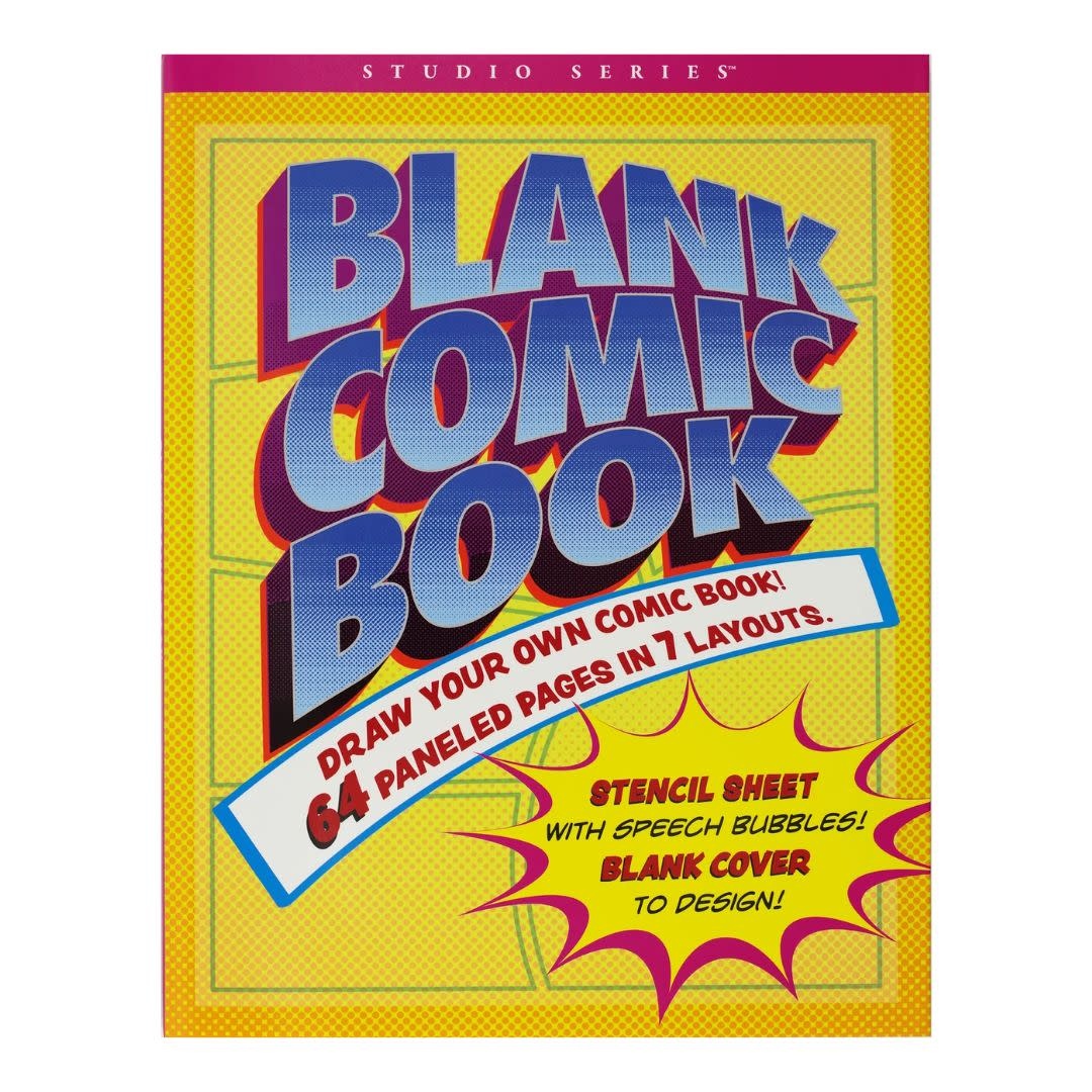Peter Pauper Blank Comic Book & Stencil