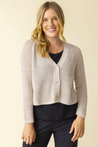 Habitat Clothes to Live In Coastal Crochet Cardigan
