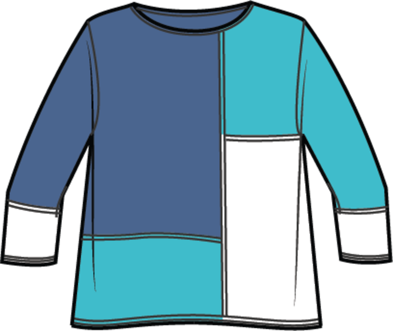Habitat Clothes to Live In Yin Yang Colorblock Pullover