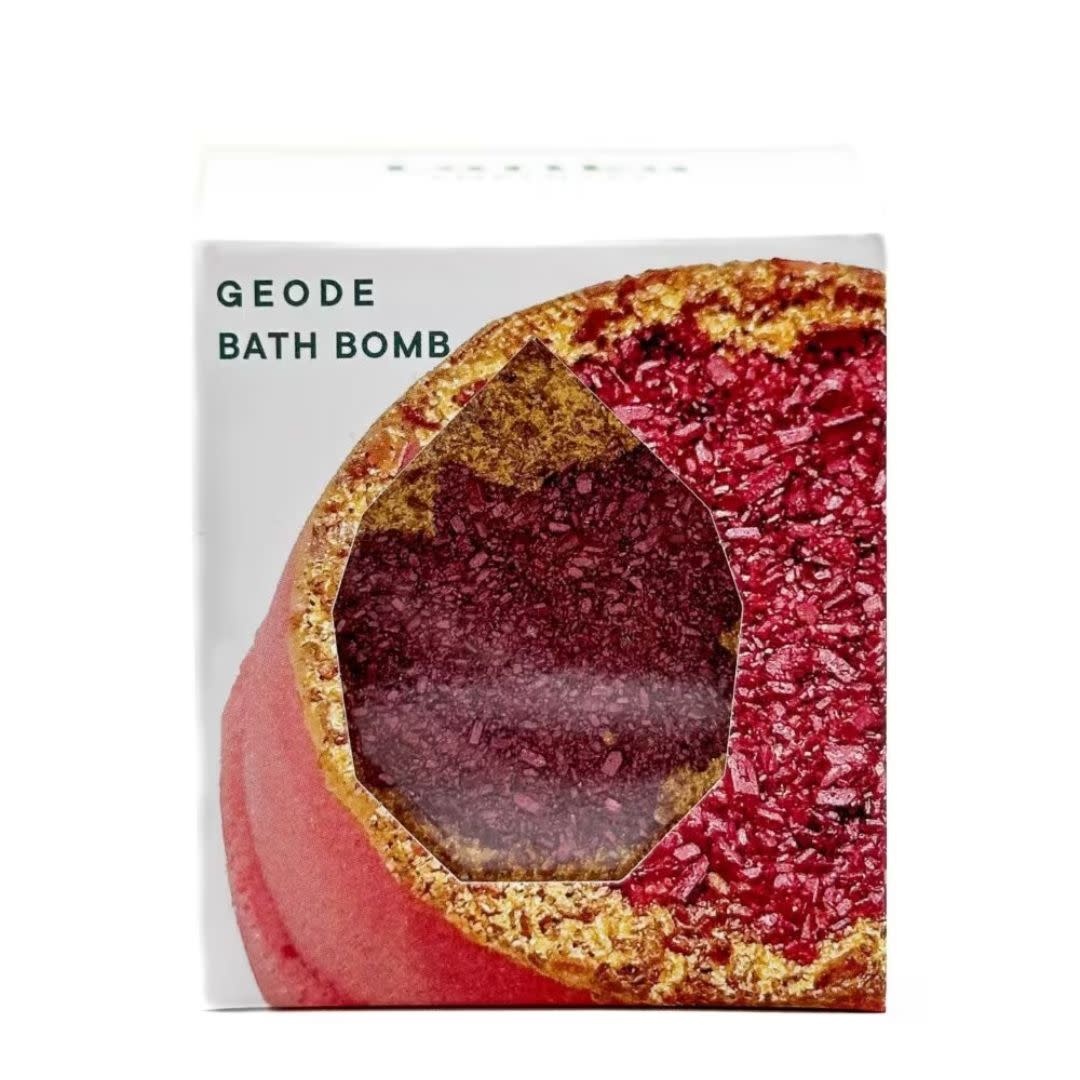Latika Beauty Ruby Geode Bath Bomb