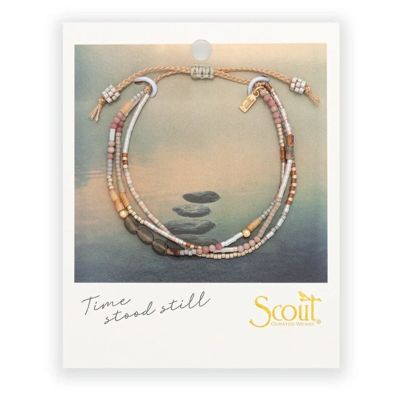 Scout Curated Wears Magic Mixed Media Bracelet Labradorite & Gold