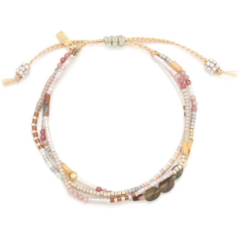 Scout Curated Wears Magic Mixed Media Bracelet Labradorite & Gold