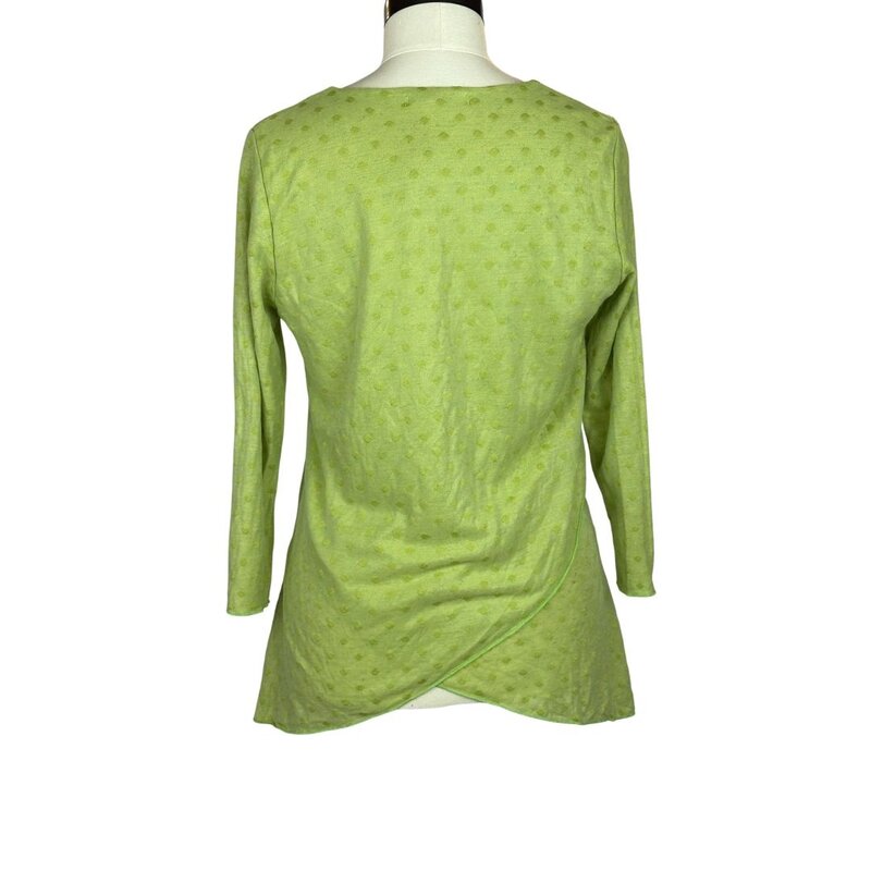 Cut Loose Double Layer V-Neck Mesh Dot