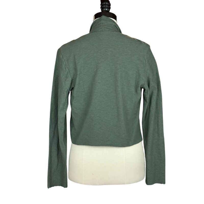 Cut Loose Linen Cotton Cropped Cardi