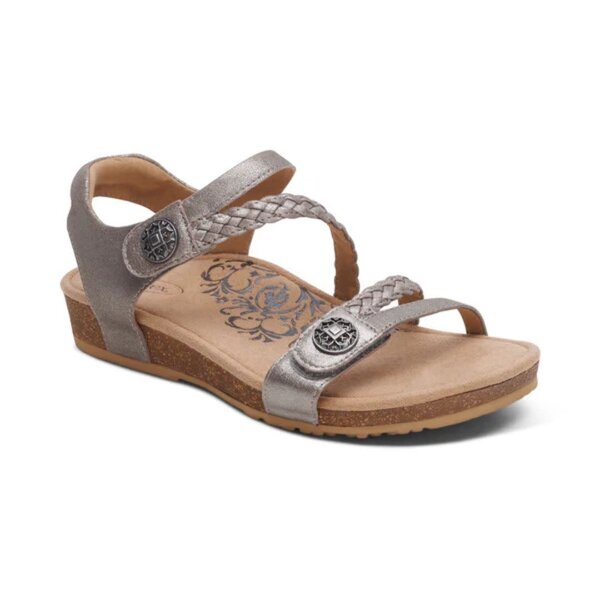 Aetrex Women's Jillian Braided Quarter Strap