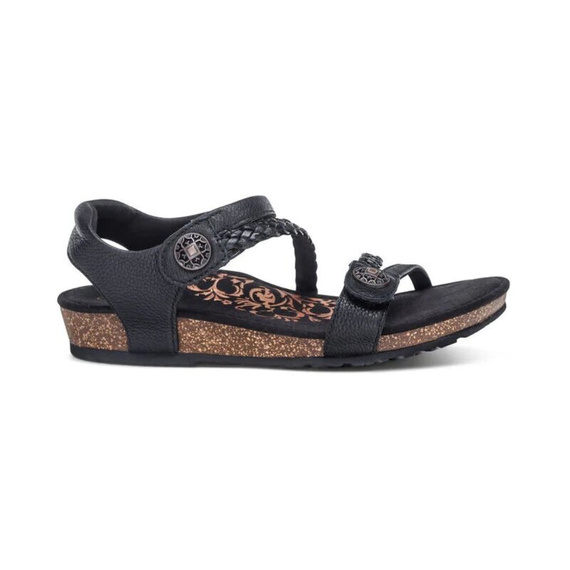 Aetrex Women's Jillian Braided Quarter Strap