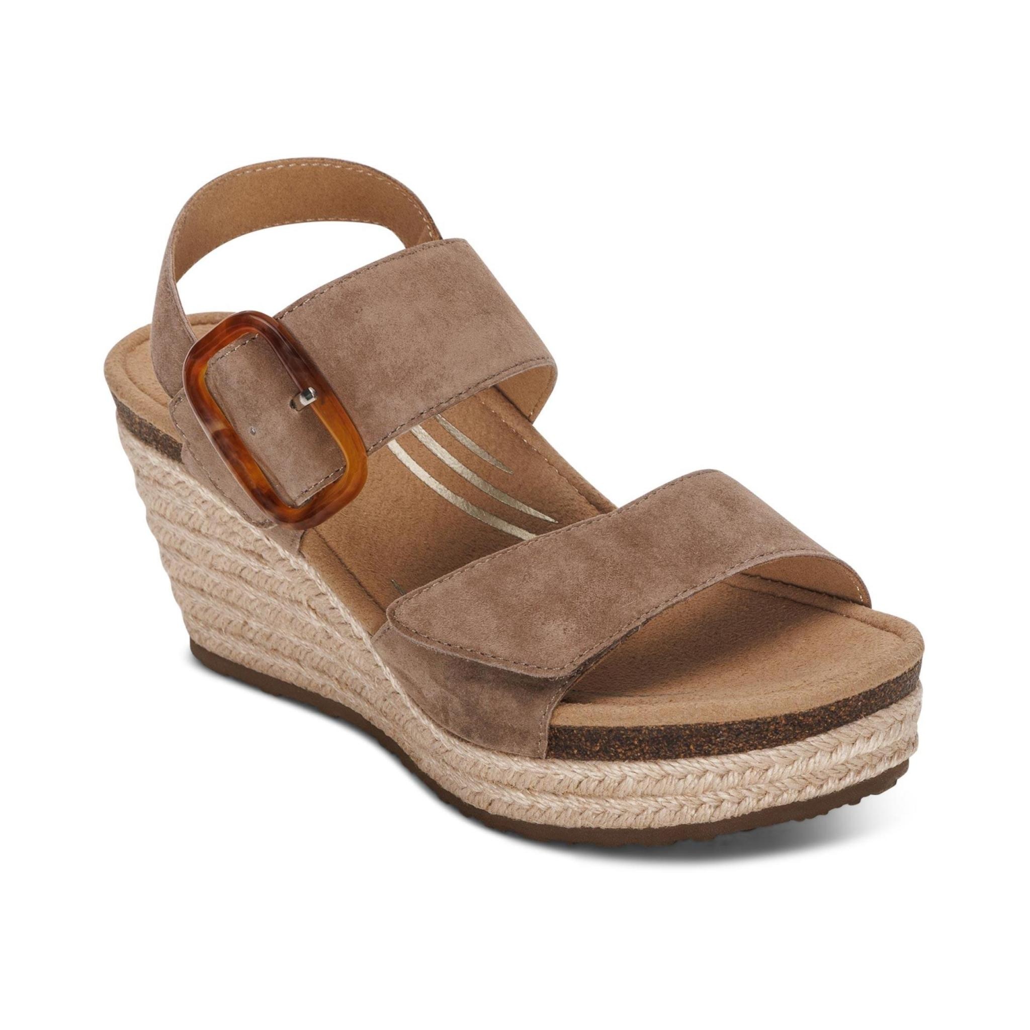 Aetrex Women's Ashley Espadrille/Wedge