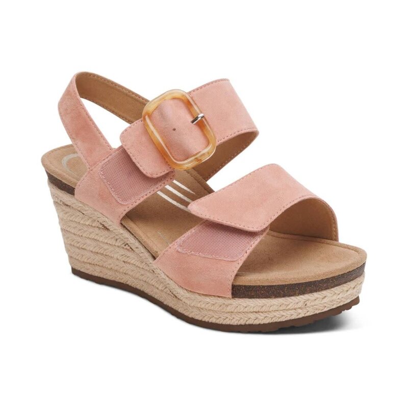 Aetrex Women's Ashley Espadrille/Wedge