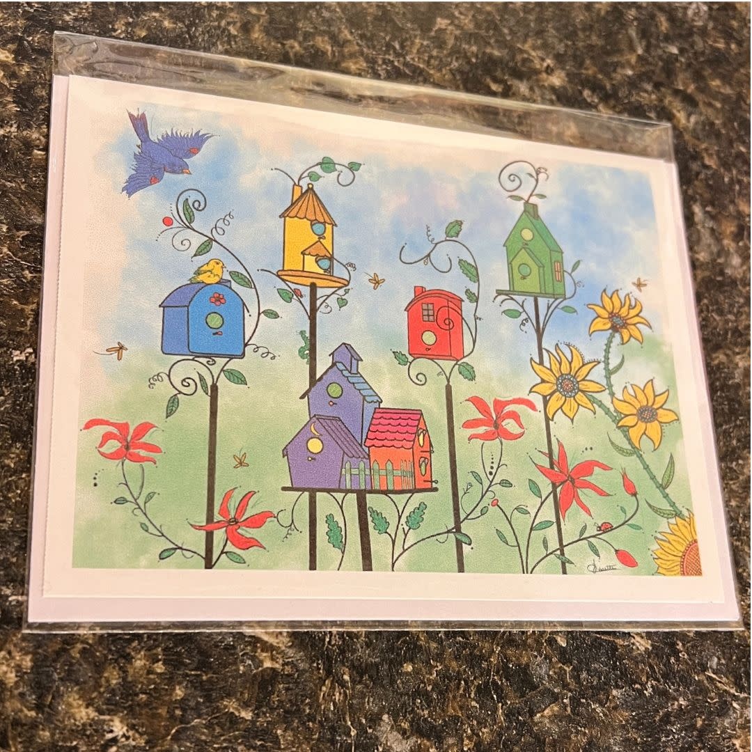 June Everette Birdhouses Card