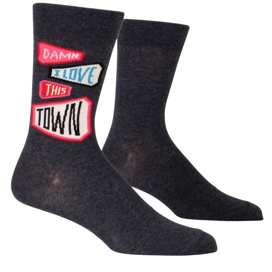 Blue Q Love This Town Men's Socks