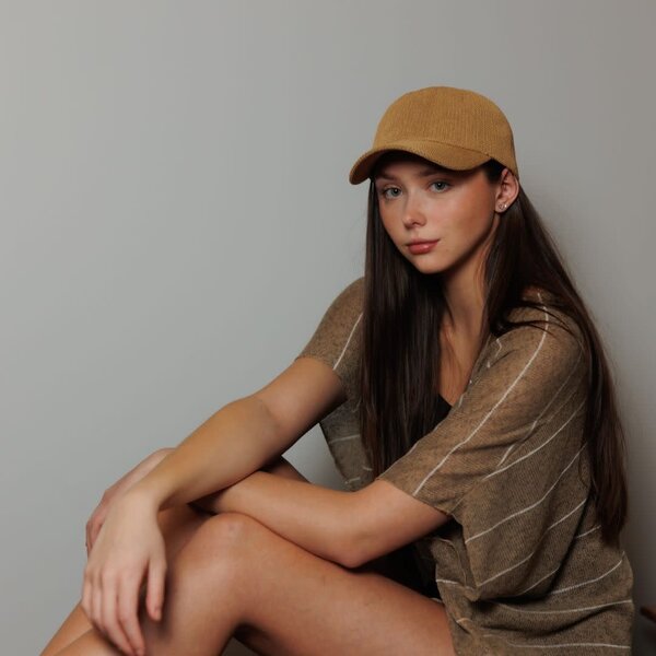 Shihreen Woven Ball Cap w/ Adjustable Back
