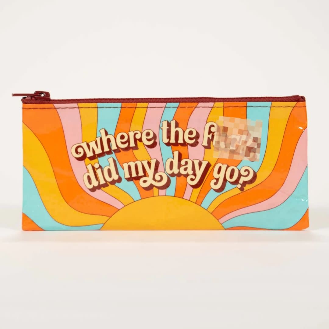 Blue Q Where'd My Day Go Pencil Case