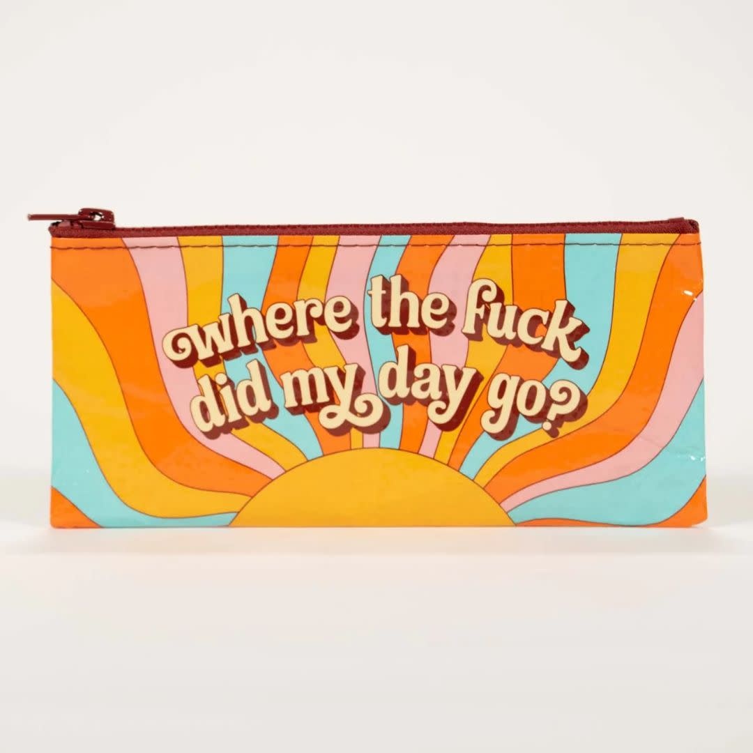 Blue Q Where'd My Day Go Pencil Case