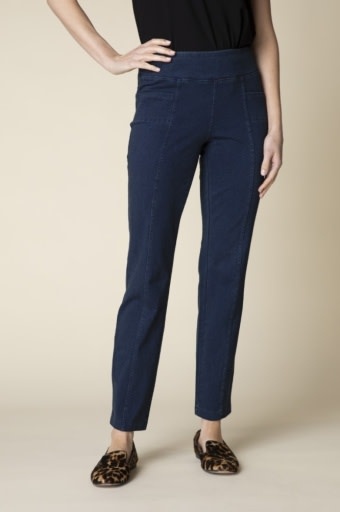 Habitat Clothes to Live In Stonewash Cotton Span Seamed Pocket Pant