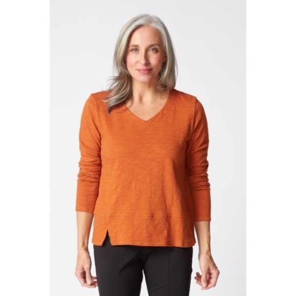 Habitat Clothes to Live In Cotton Pebble Seamed L/S Tee