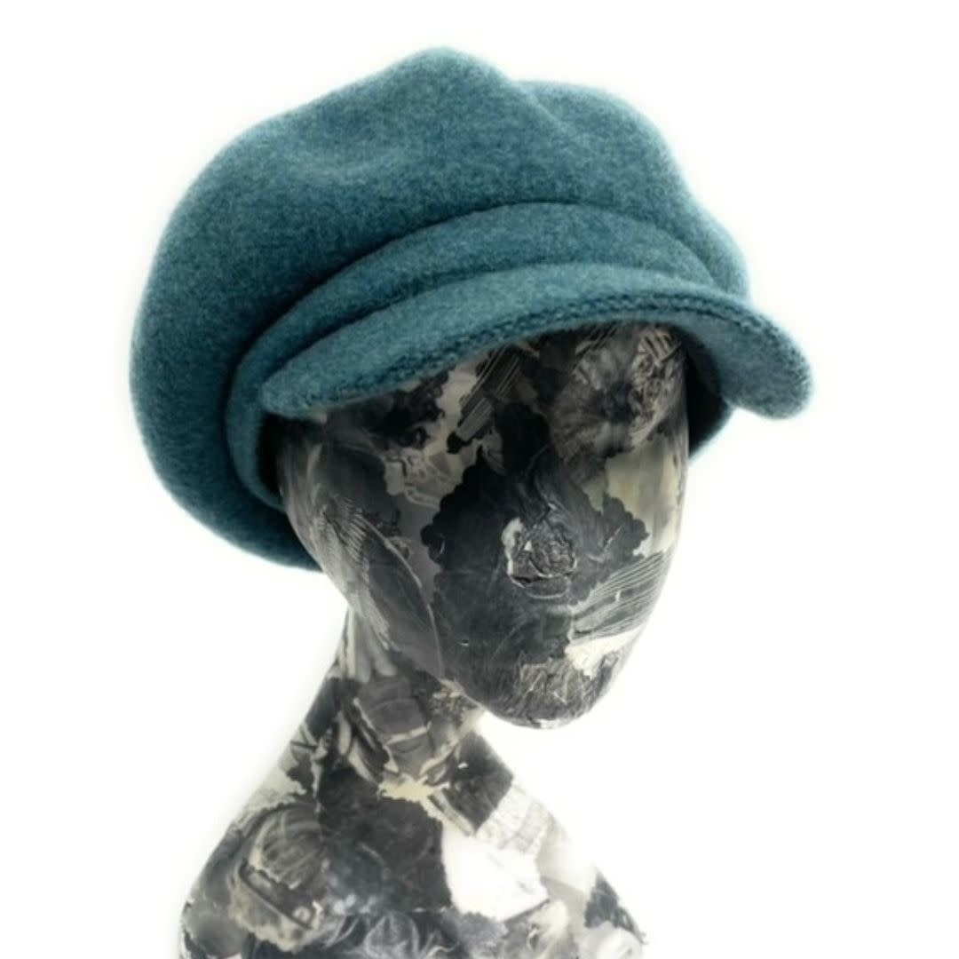 Shihreen Boiled Wool Newsboy Cap