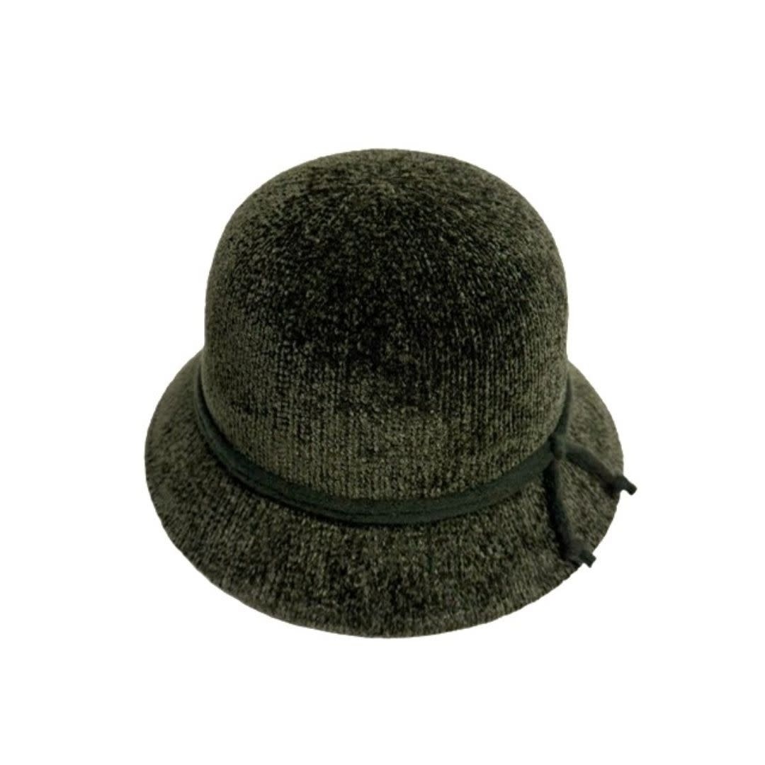 Shihreen Chenille Bucket Hat w/ Rope Accent