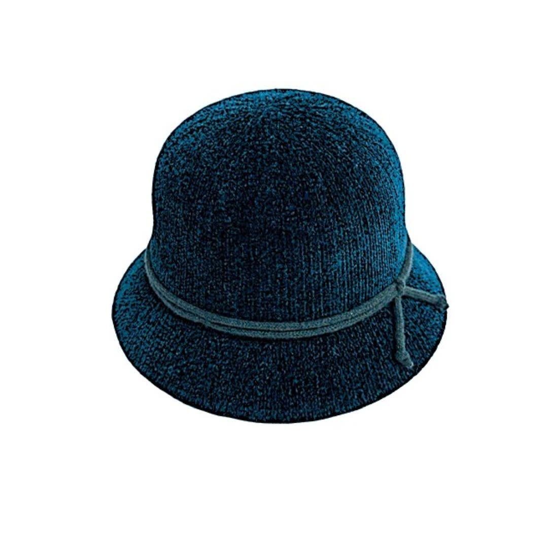 Shihreen Chenille Bucket Hat w/ Rope Accent