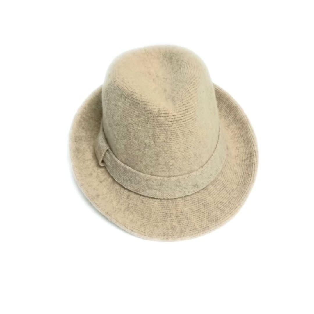 Shihreen Wool Blend Small Brim Fedora Hat