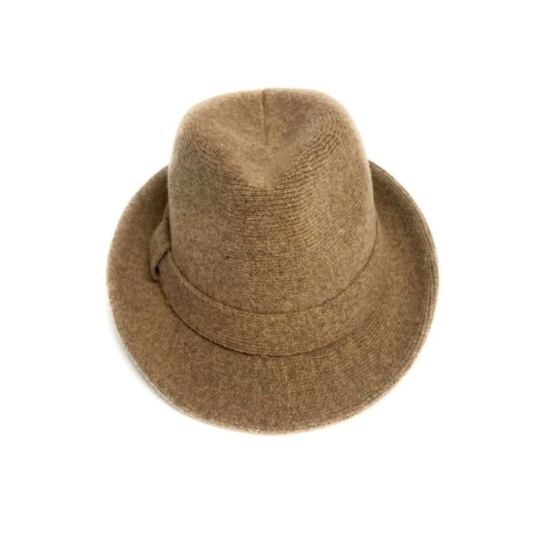 Shihreen Wool Blend Small Brim Fedora Hat