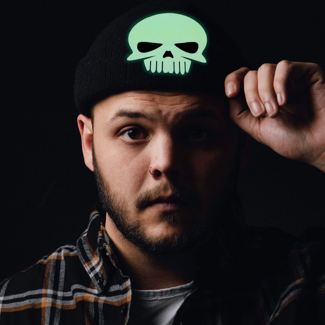DM Merchandising Funny Bones Glow in the Dark Knit Hat