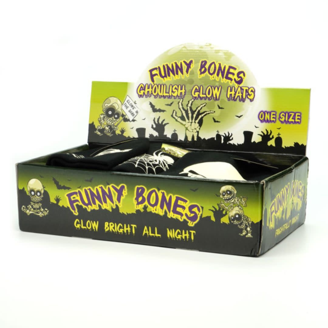 DM Merchandising Funny Bones Glow in the Dark Knit Hat