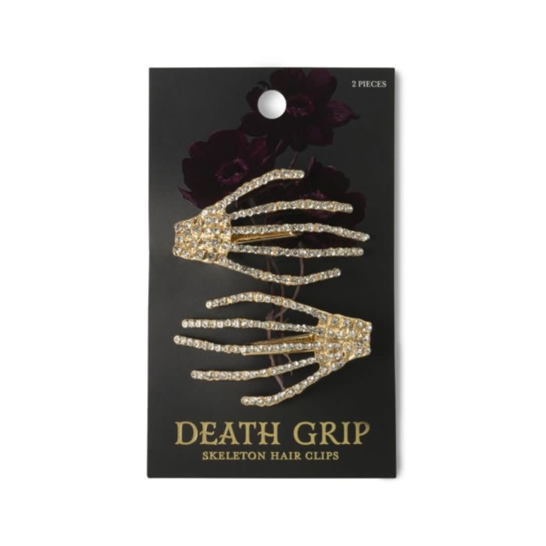 DM Merchandising Halloween Death Grip Skeleton Hair Clip
