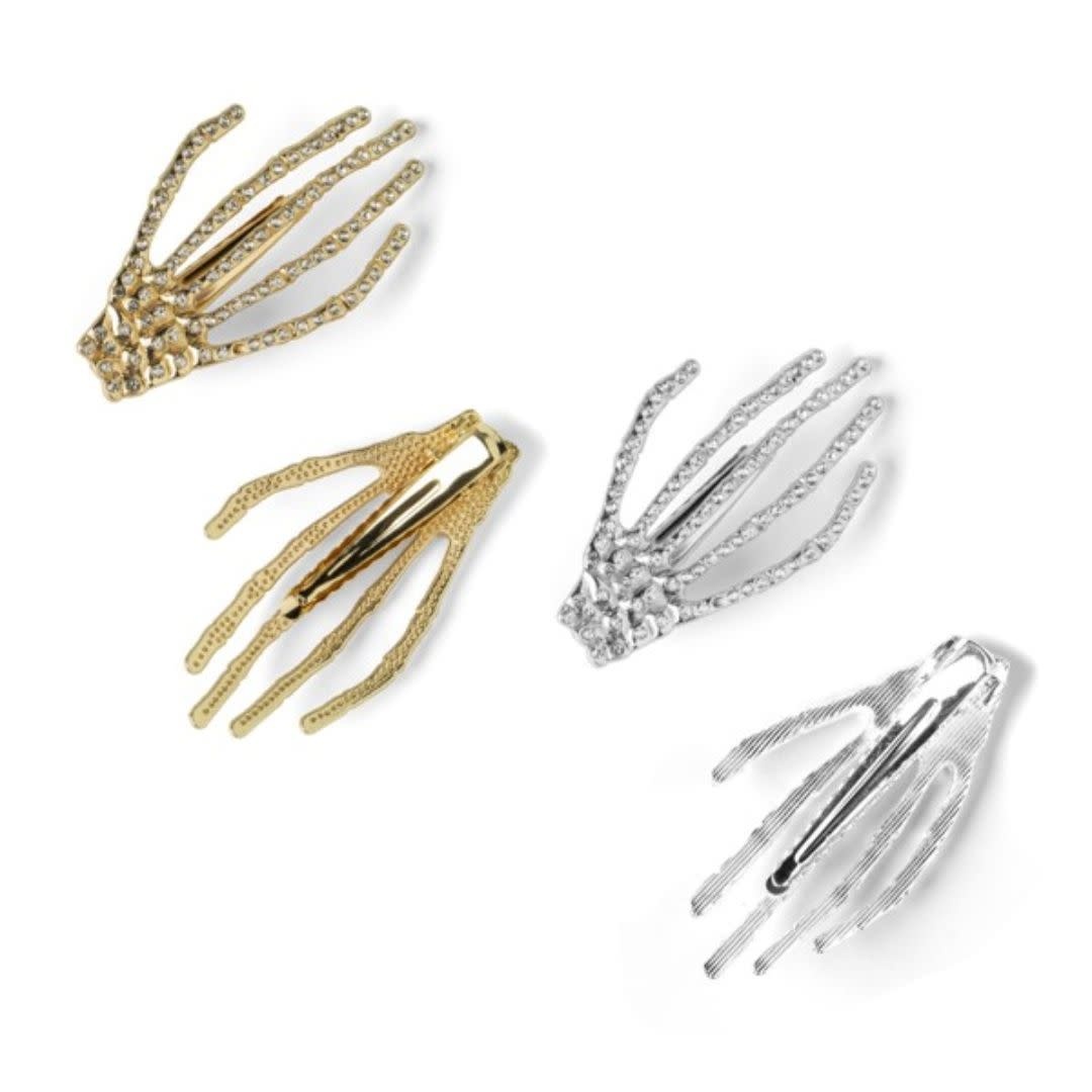 DM Merchandising Halloween Death Grip Skeleton Hair Clip