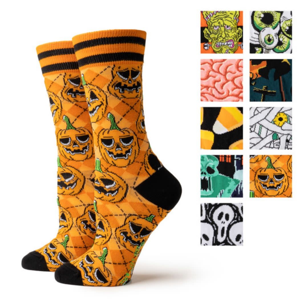 DM Merchandising Halloween Two Left Feet Socks