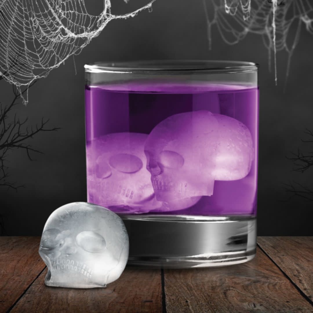 DM Merchandising Halloween Krumbs Skull Silicone Ice Tray