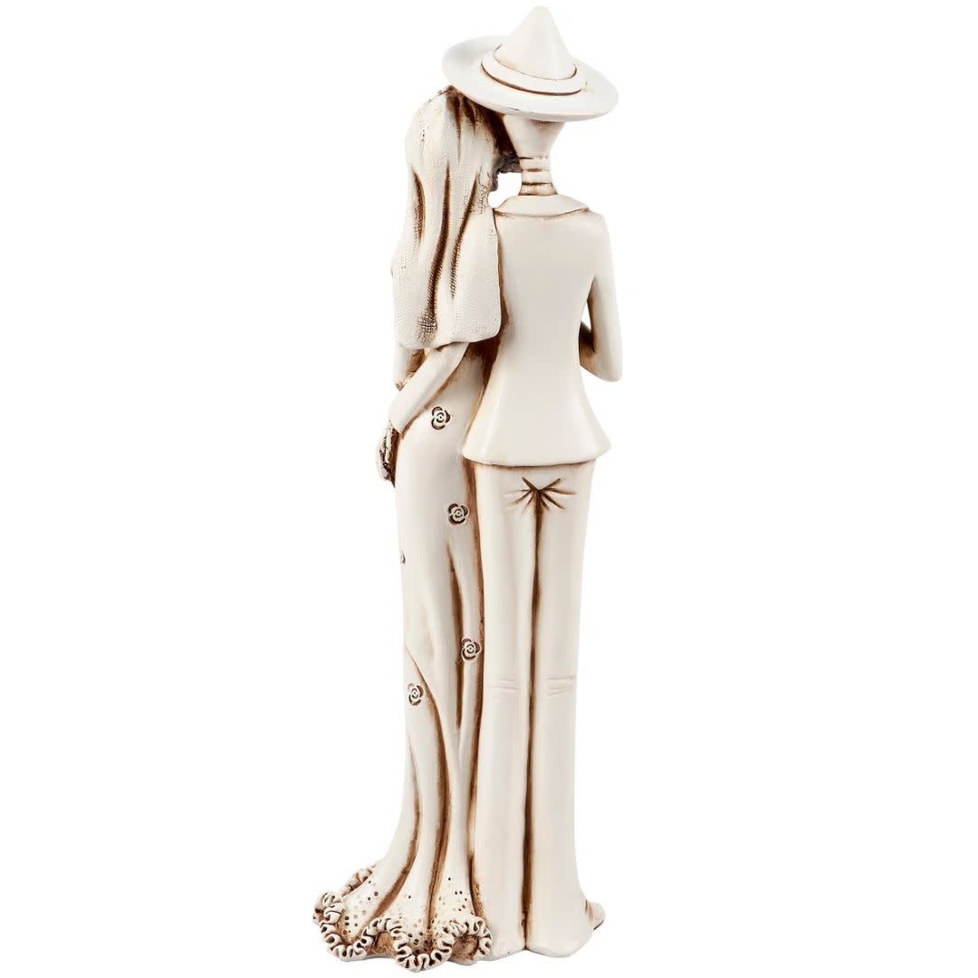 Primitives by Kathy Skeleton Couple Figurine