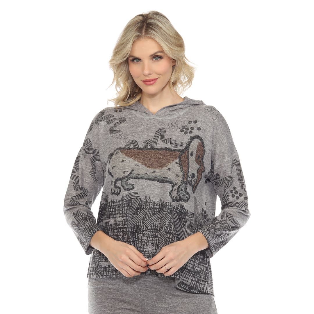 Inoah Cookie Long Sleeve Hooded Top